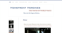 Desktop Screenshot of homefrontheroines.com