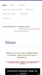 Mobile Screenshot of homefrontheroines.com